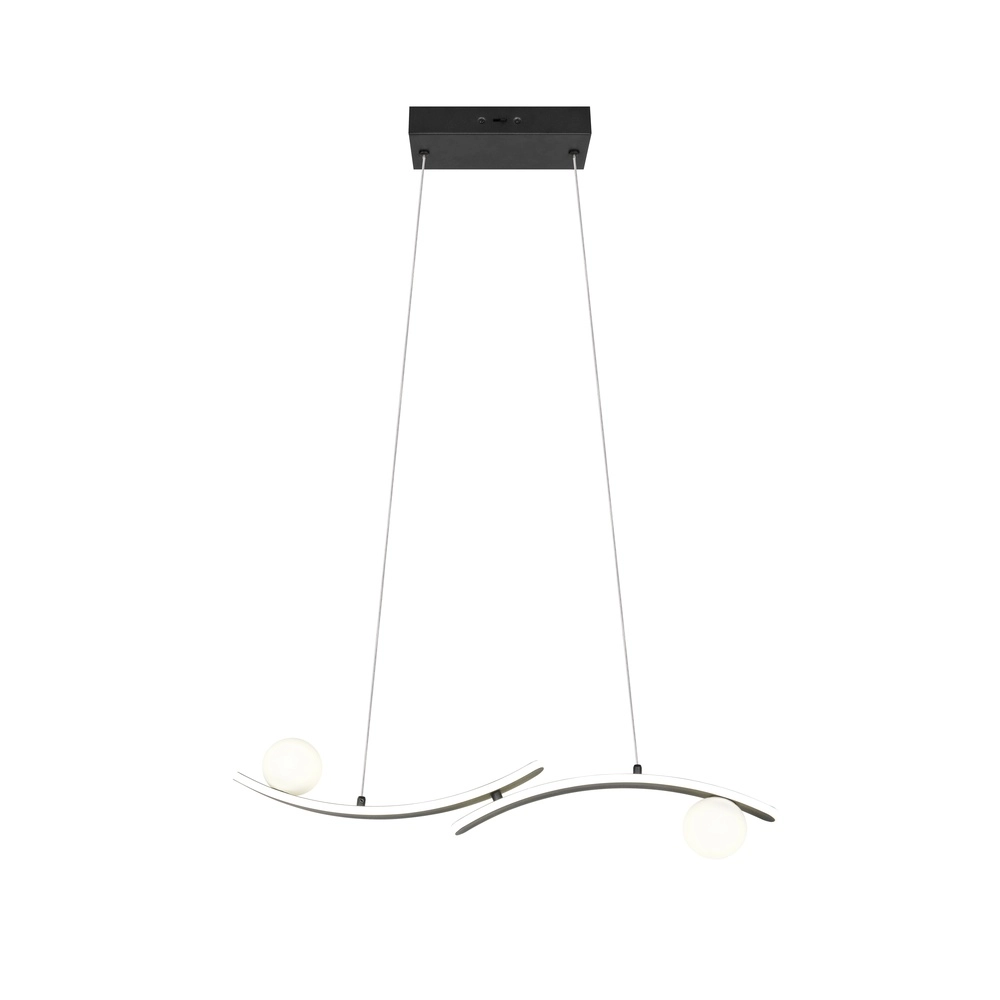 Design hanglamp Napoli zwart Trio 4017807683462