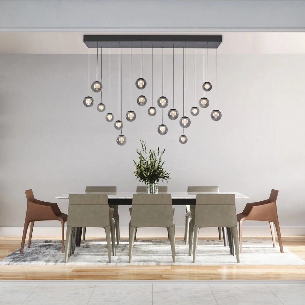 19-lichts hanglamp Pure Popup mystic grey Paul Neuhaus 4012248396698