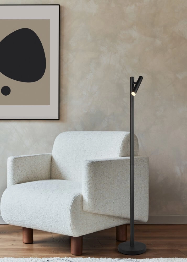 Draadloze leeslamp Gomez Zwart Trio 4017807618037