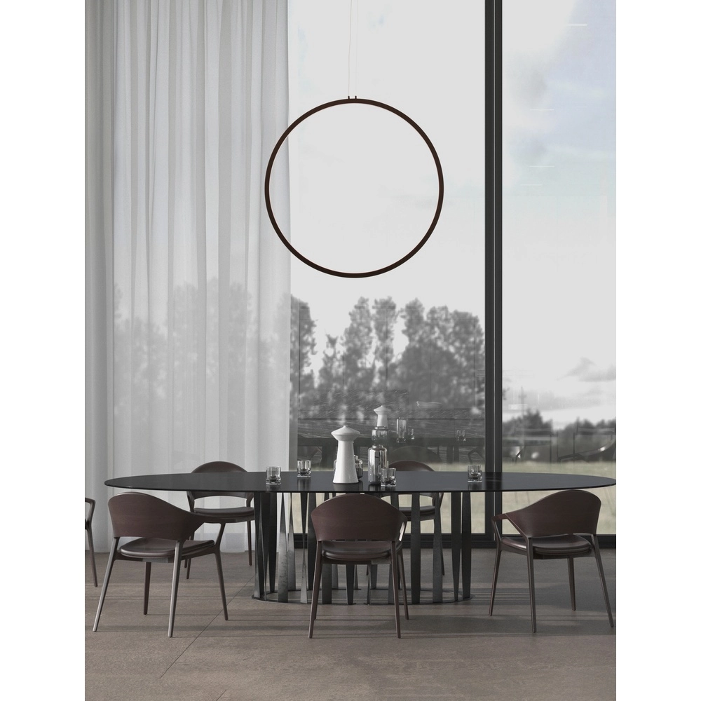 Ronde hanglamp Change Ø 80,7cm zwart Lyora 5212017437310