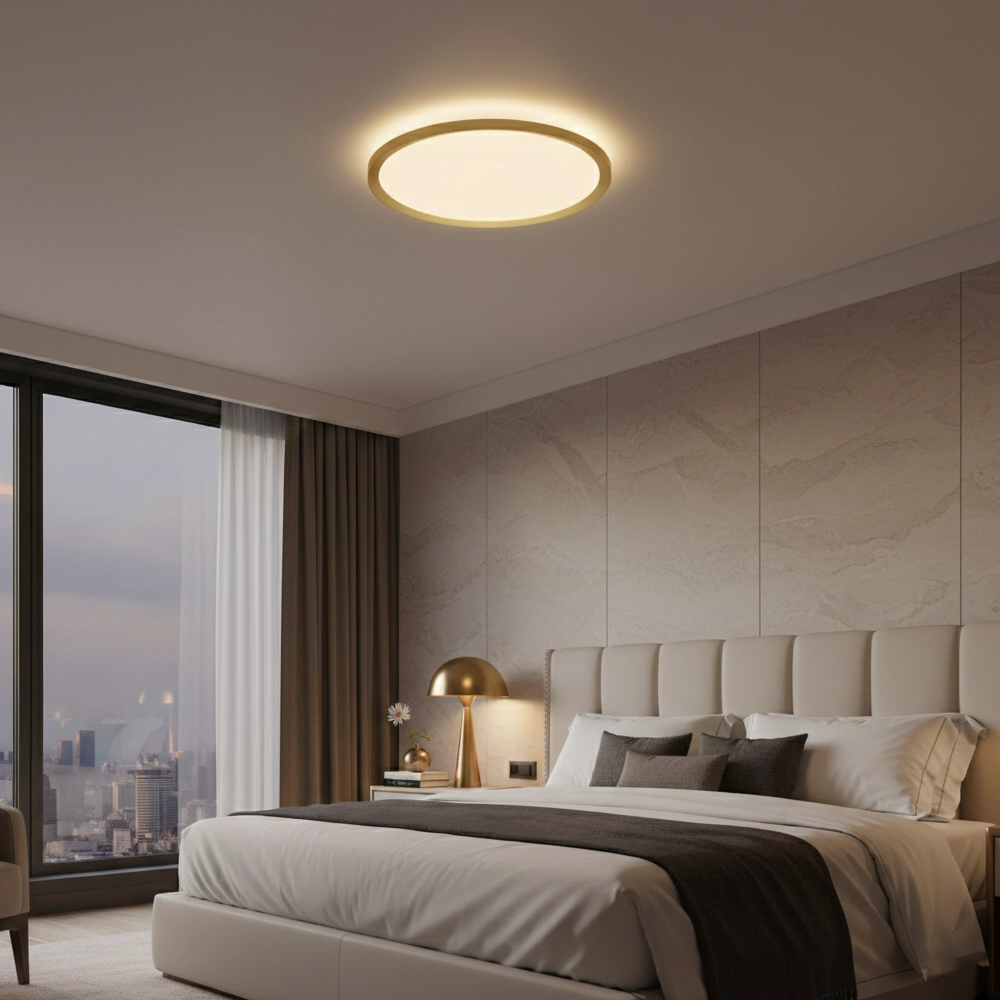 Plafonniere Aoton goud Ø 40cm