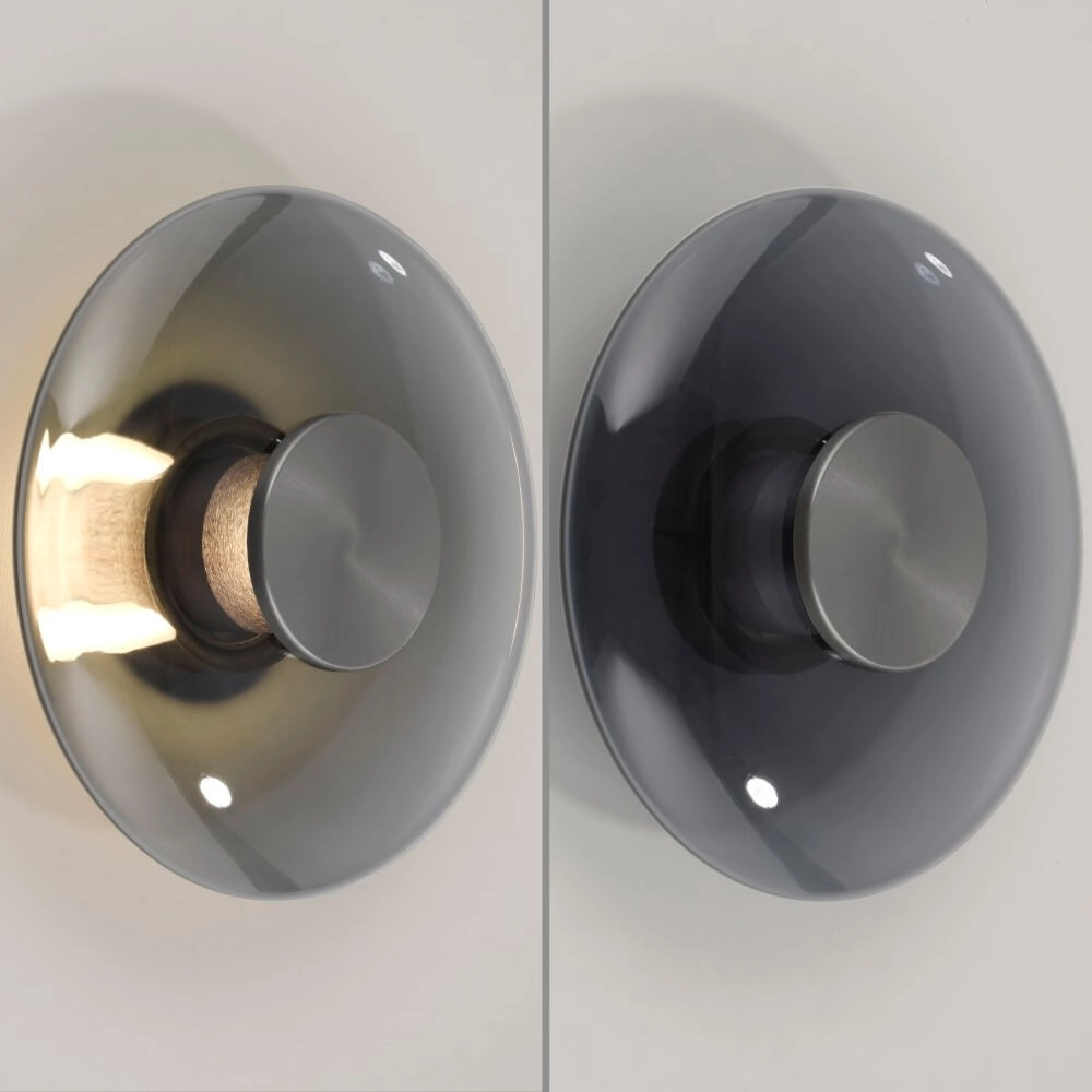 Design wandlamp Pure Vitrum grijs Paul Neuhaus 4012248382622