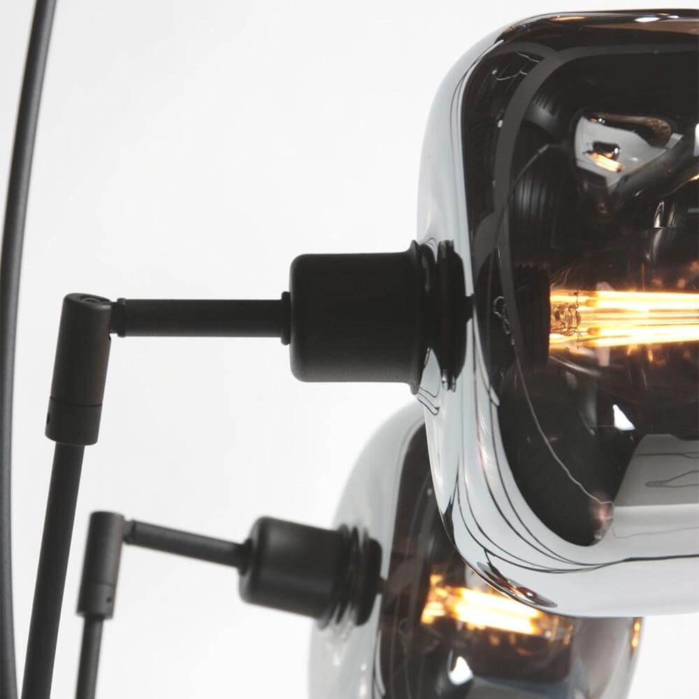 Zwarte vloerlamp Tenebris 5-lichts Steinhauer 8712746178166