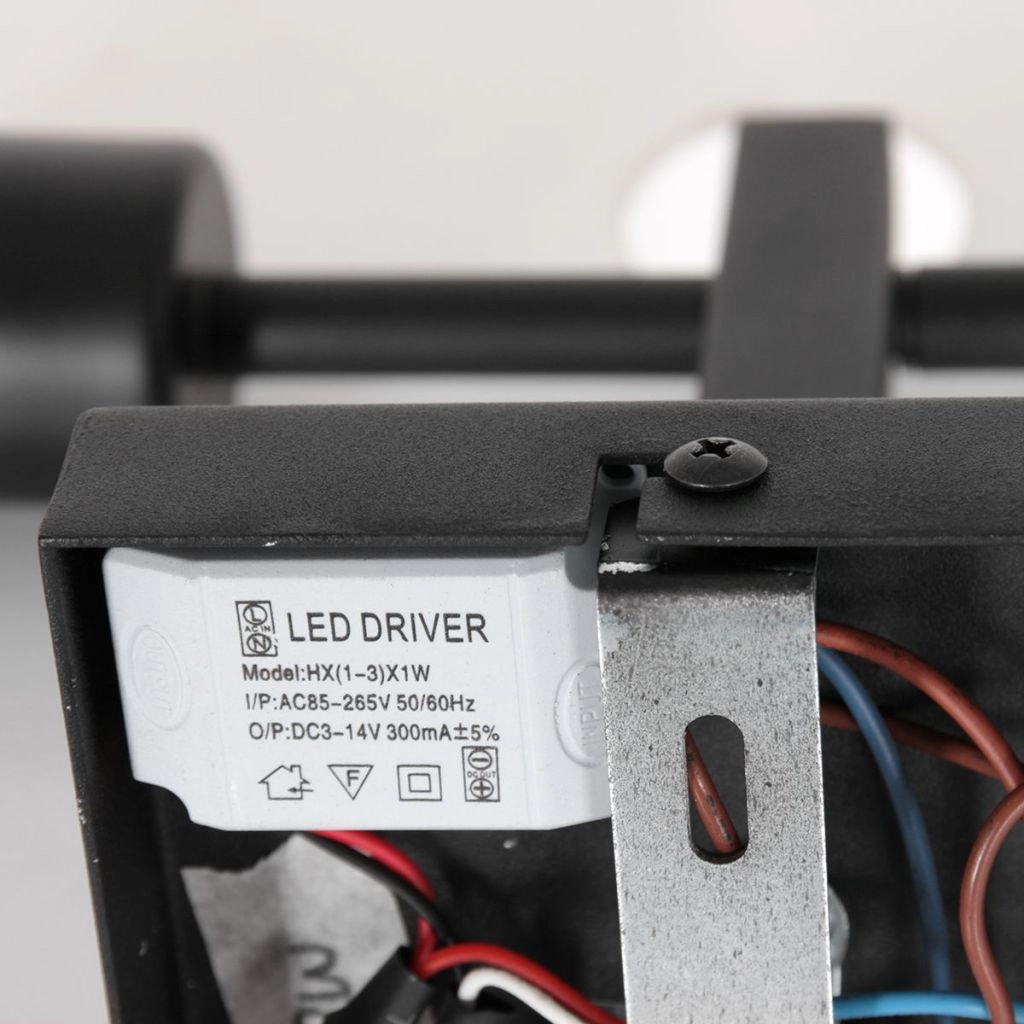 Zwart bedlampje Stang met kurk kapje Ø20cm Steinhauer 8712746180534