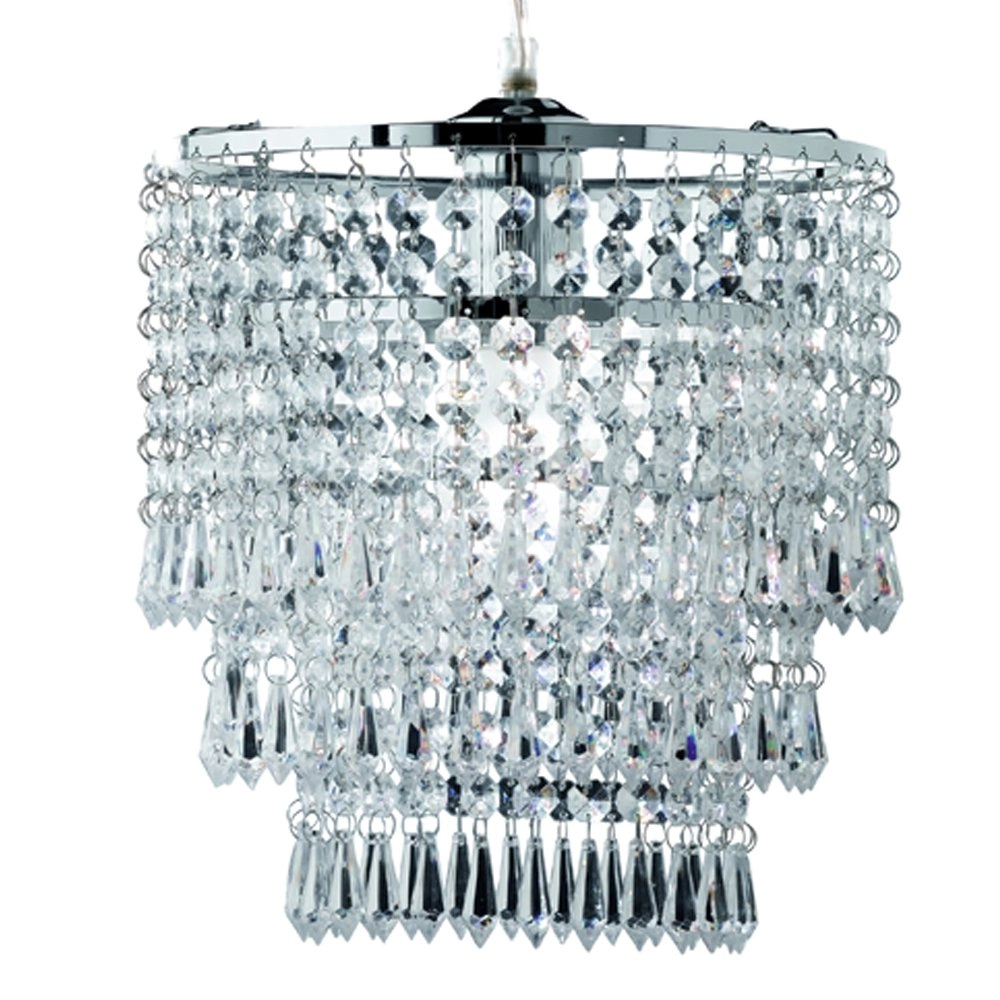 Hanglamp Orient chroom met kristal Trio 4017807149289