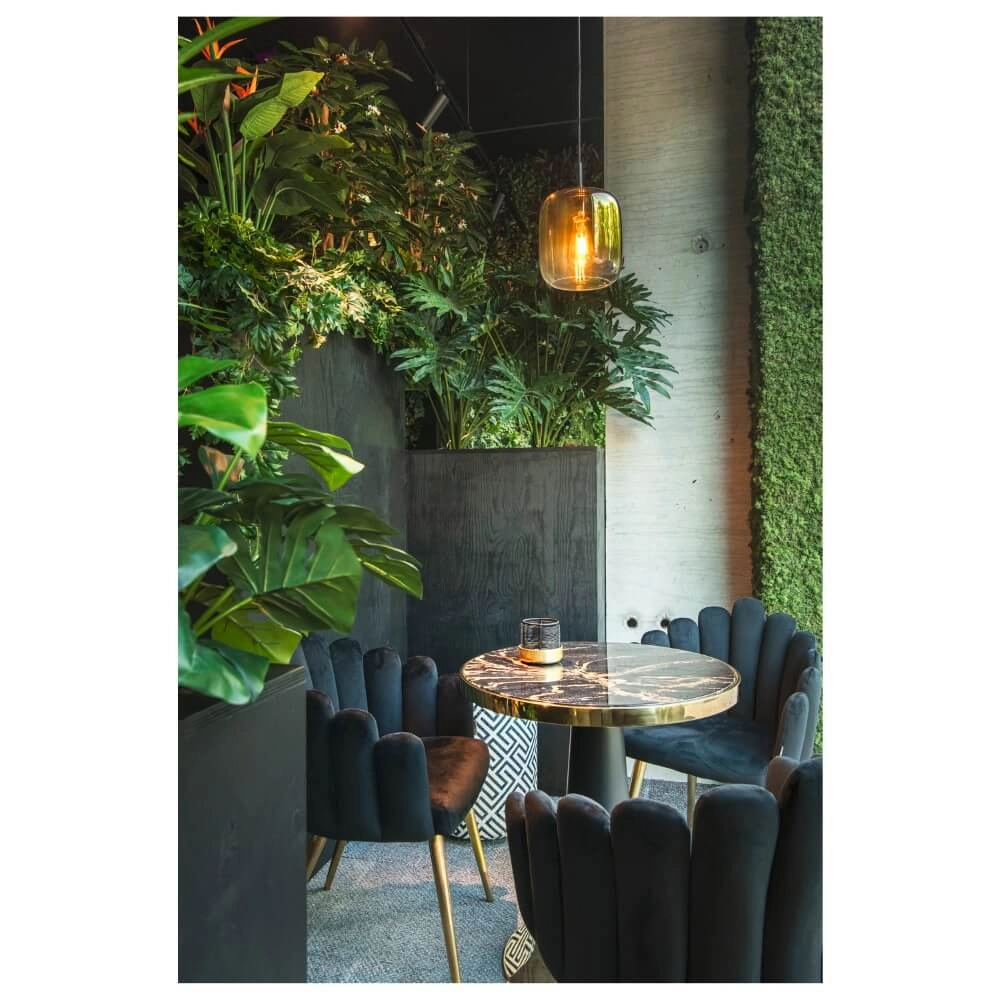 Glazen hanglamp Pantilo goud glas - Ø20cm SLV 4024163266451