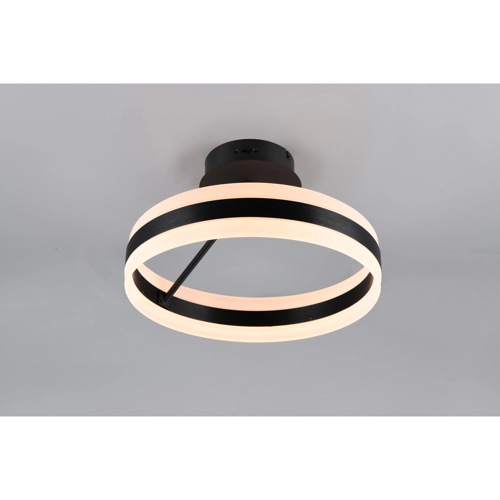 Design plafondlamp Dios zwart Trio 4017807657692