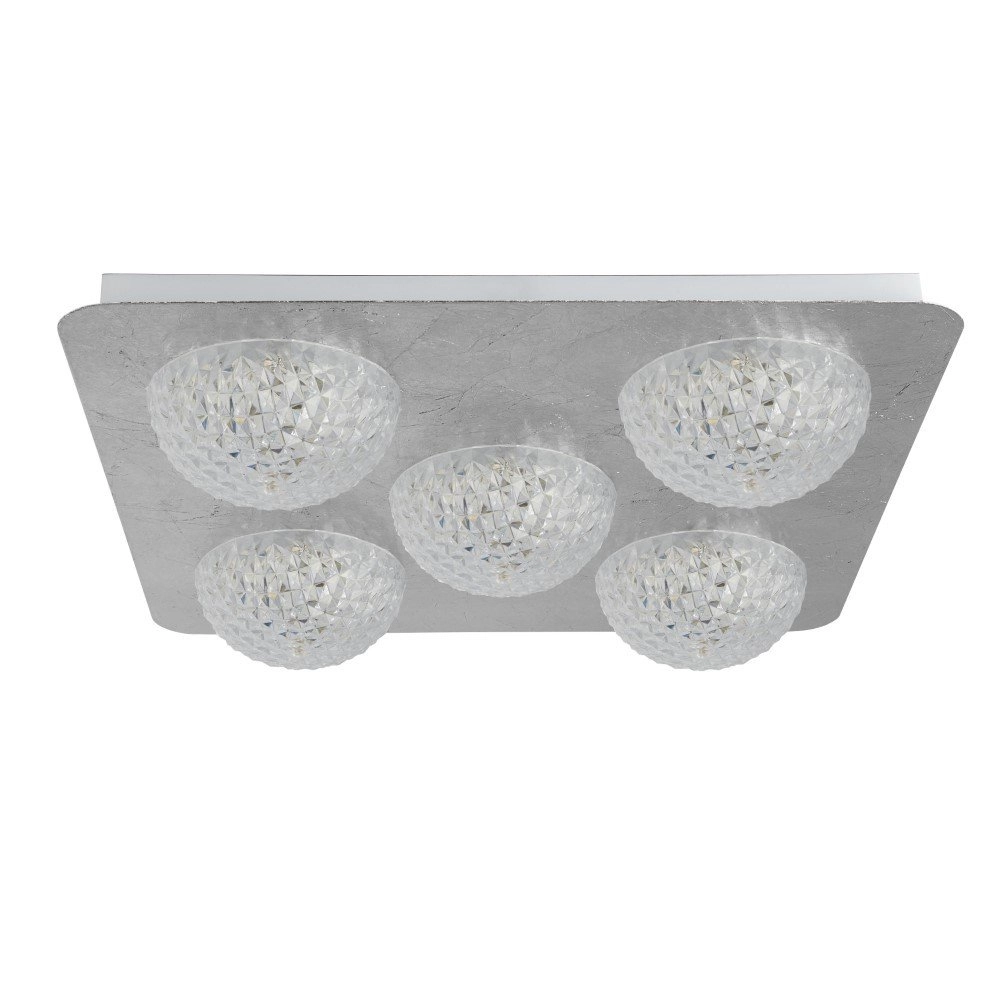 Design plafondlamp Celestia 5-lichts grijs Searchlight 5053423164571