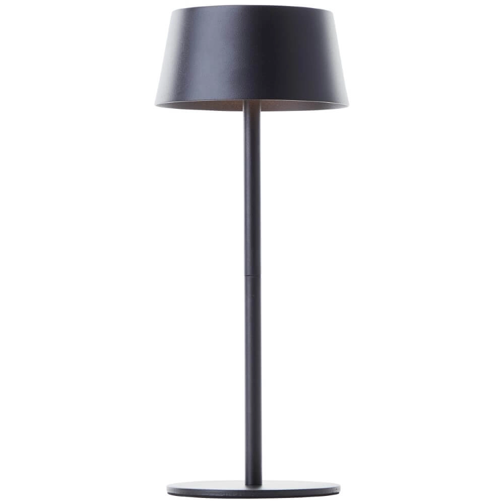 Zwarte design tafellamp Picco op batterij Brilliant 4004353437717