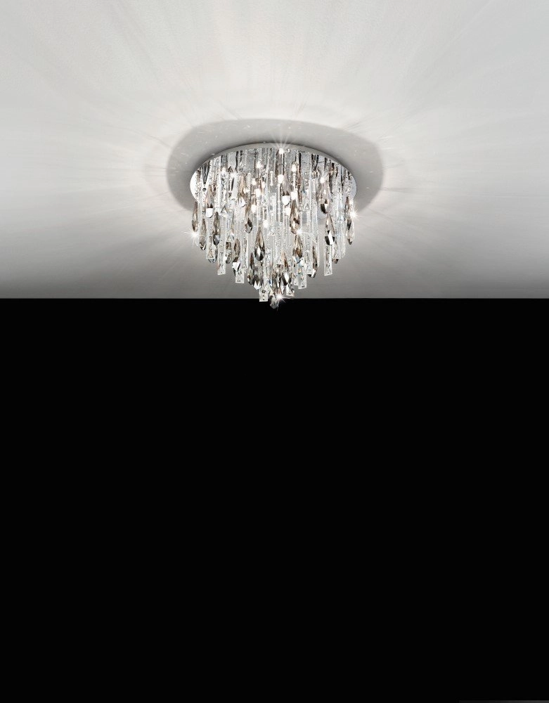 Plafondlamp Calaonda 8-lichts - 58cm met kristal Stars of Light 9002759934330