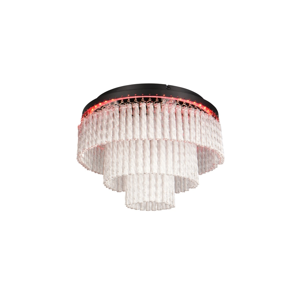 Design plafondlamp Vono zwart Trio 4017807682236