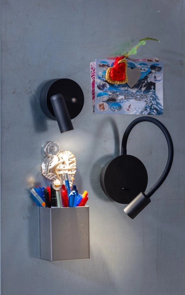 Opbouwspot Wiflex zwart ETH 8720195308201