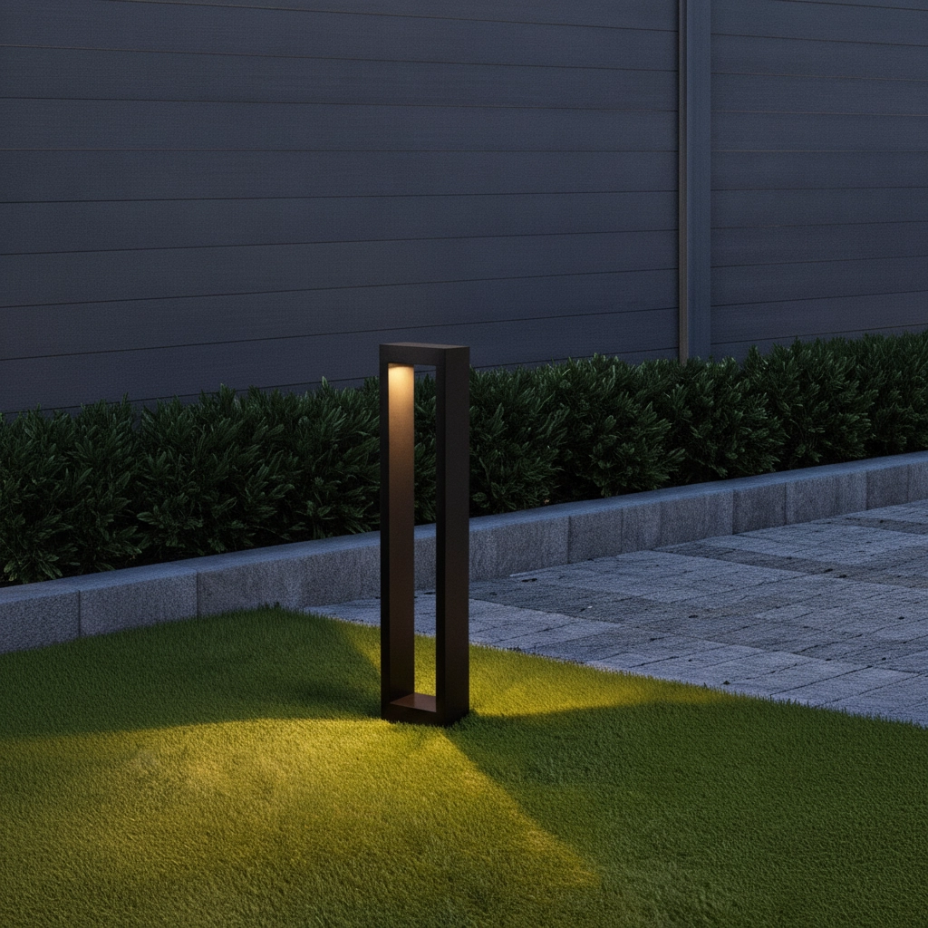 Zwarte tuinlamp Dolix 60cm - 3000K