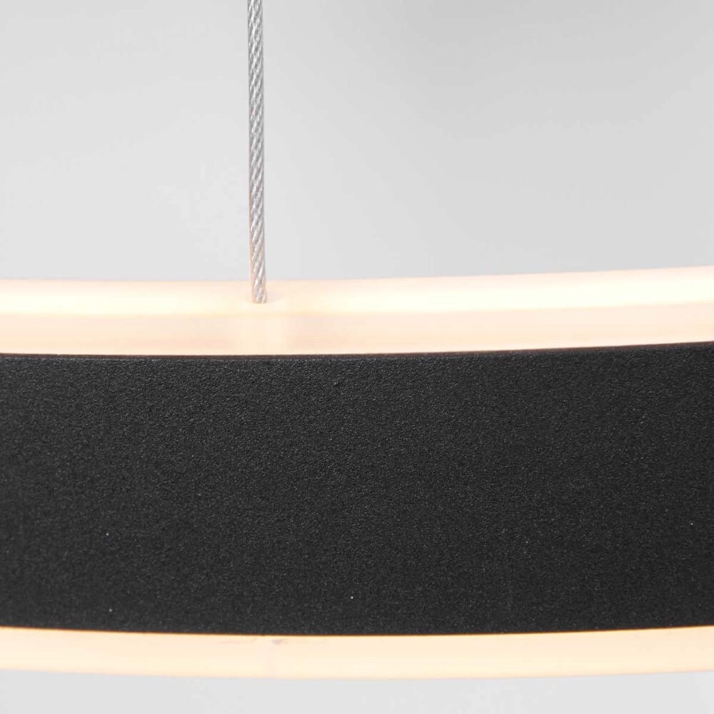 Led hanglamp Ringlux zwart Steinhauer 8712746166811