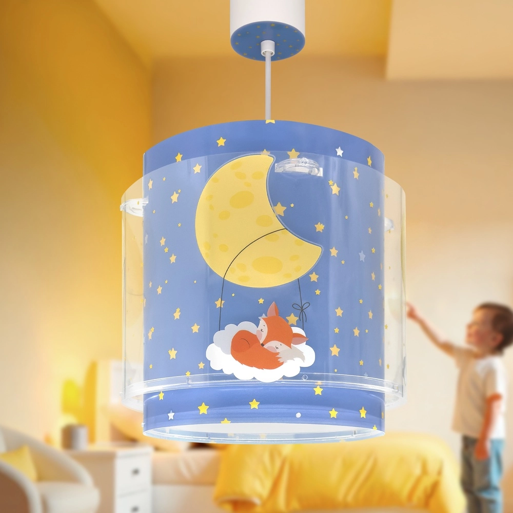 Kinderkamer hanglamp Moon Dreams blauw Dalber 8420406766324
