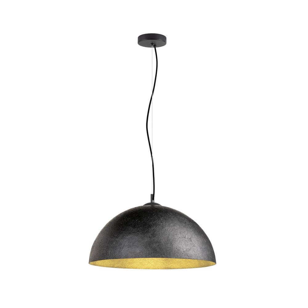 Hanglamp Forchini 50 zwart met goud Ø 50cm Hanglamp Forchini 50 zwart met goud Ø 50cm