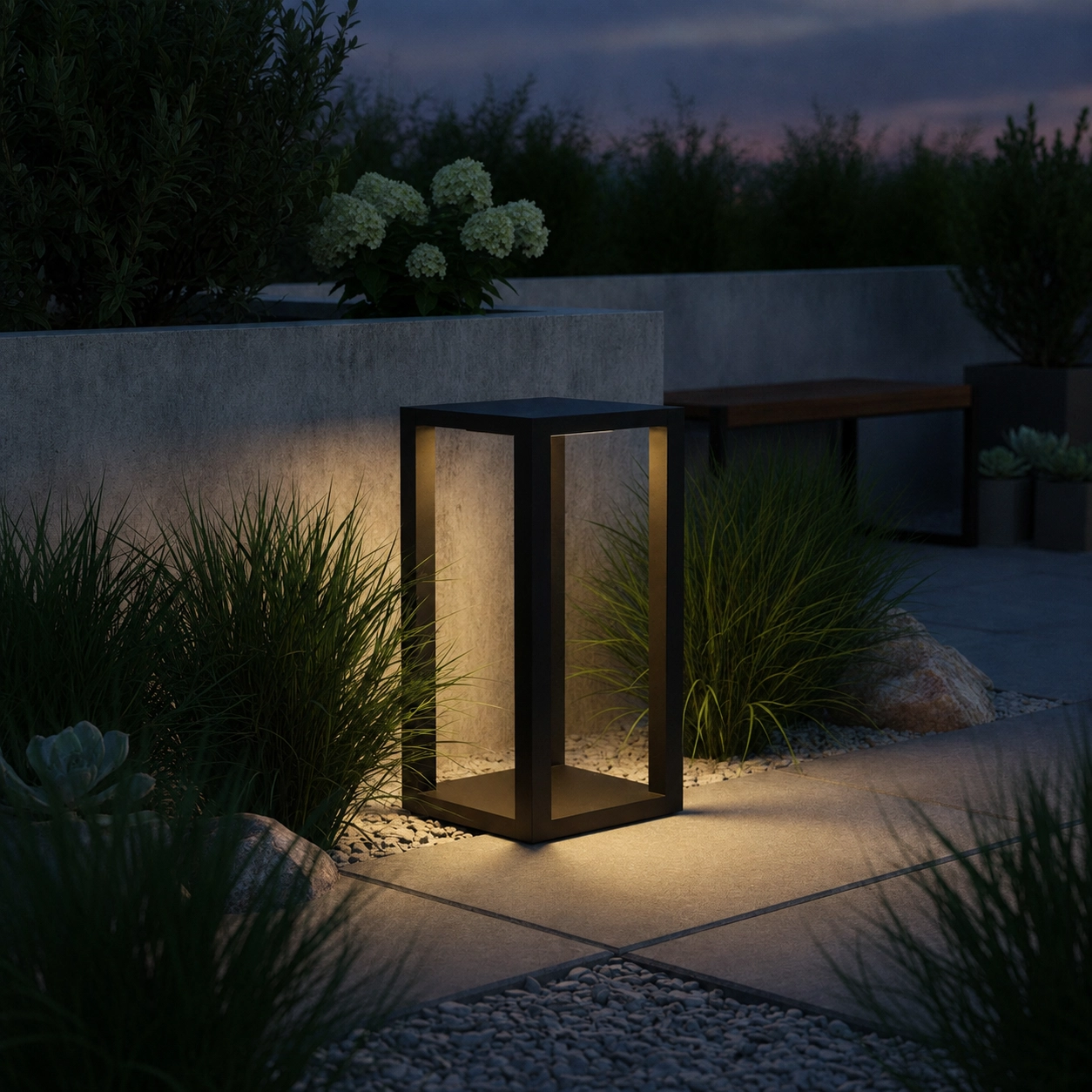 Landelijke buitenverlichting Kenton led
