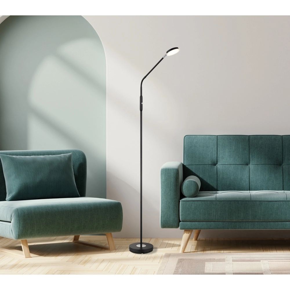 Leeslamp Silvio zwart Globo 9007371586165