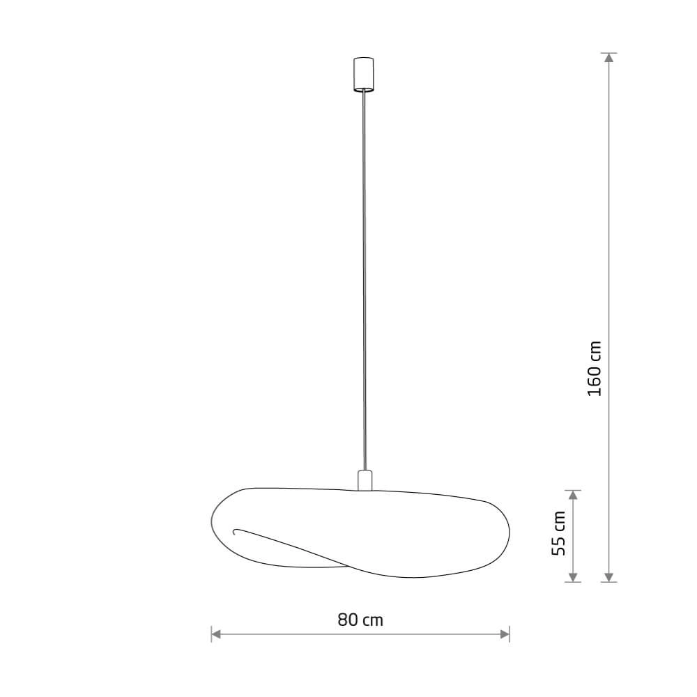 Hanglamp Havana L rotan Ø 80cm Lyora 5903139113977