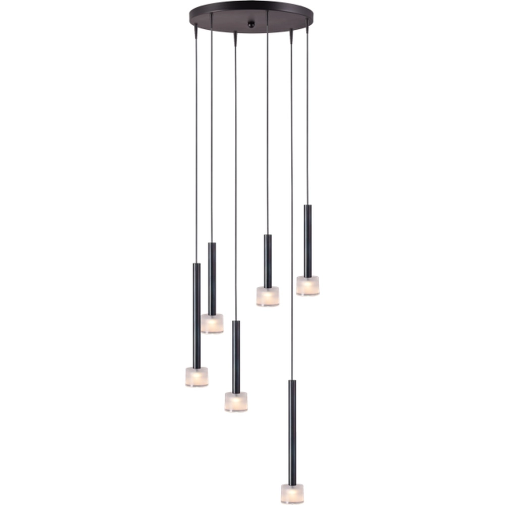 Led hanglamp Fabro 6-lichts - dappled oil