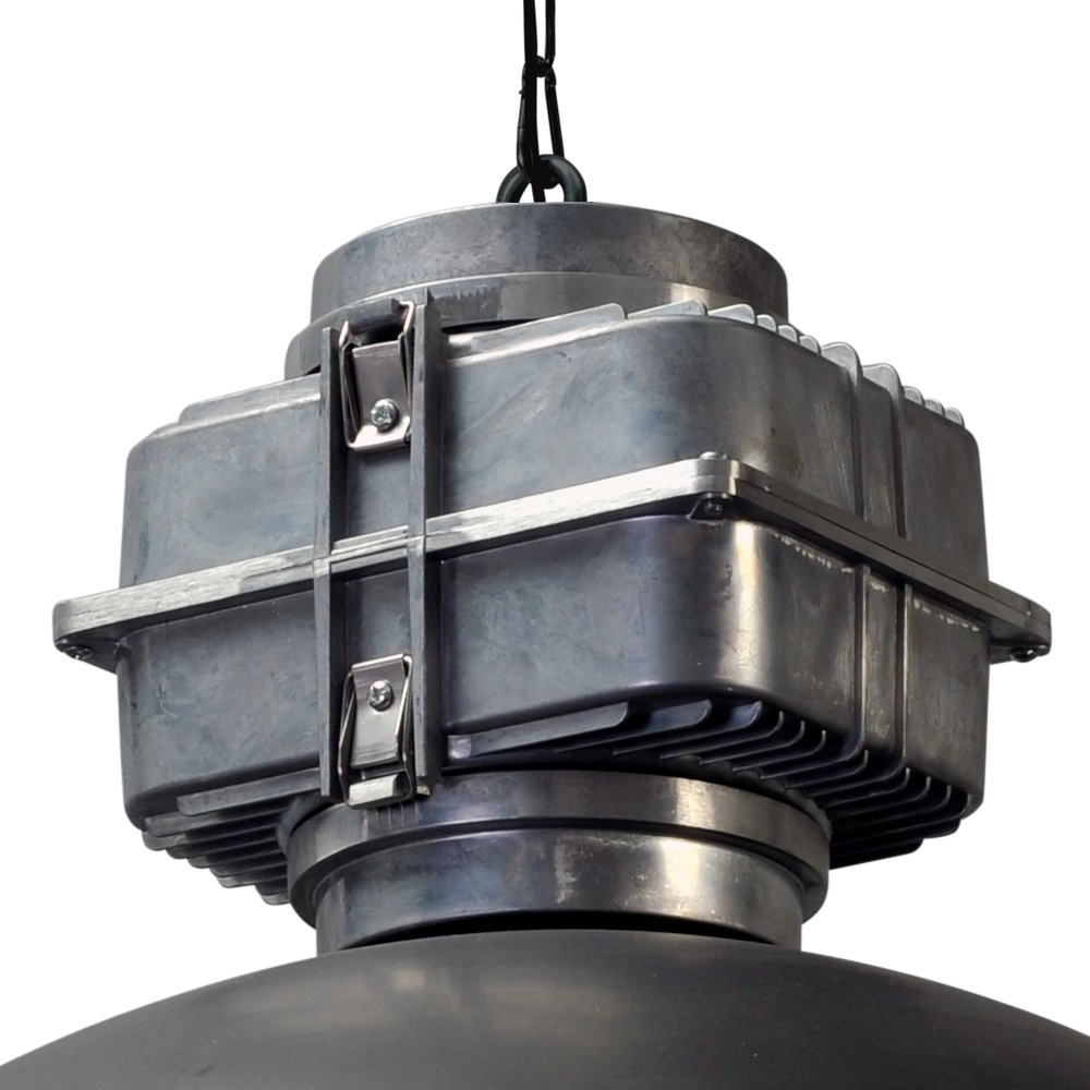 Industrie hanglamp Industria 80 Block gunmetal met zinkgrijs Masterlight 8718121116051