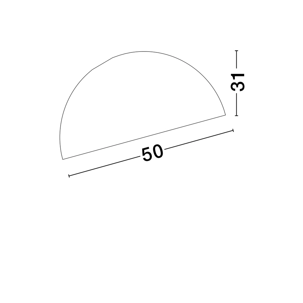 Plafondlamp Onia zwart Ø 50cm Lyora 5212017458100