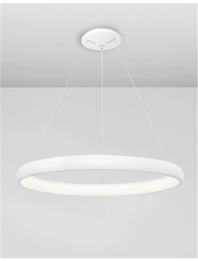 Design hanglamp Albi wit Ø 81cm Design hanglamp Albi wit Ø 81cm