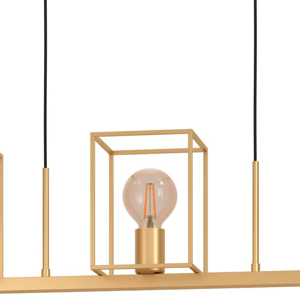Gouden eettafel hanglamp Cumiole Eglo 9008606243754