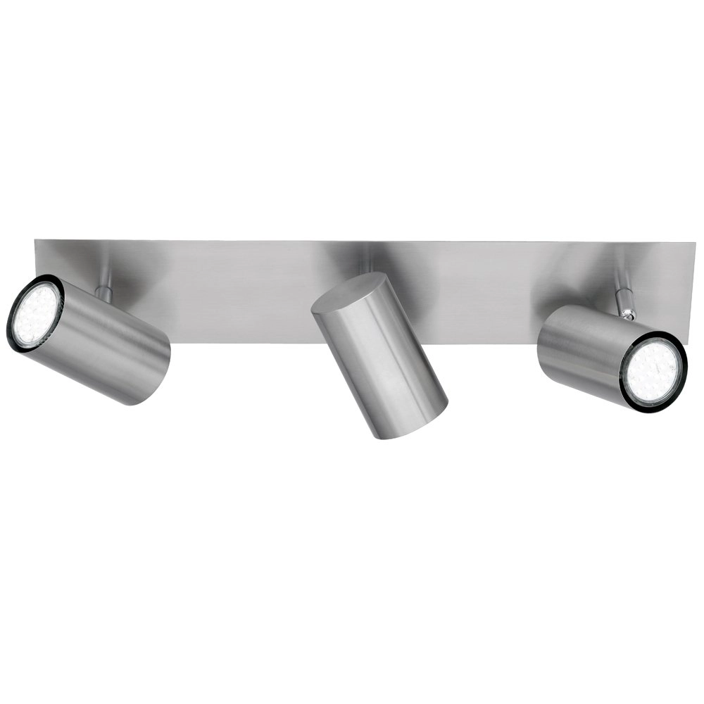 Moderne plafondspot Series 8024 3-lichts nikkel mat Moderne plafondspot Series 8024 3-lichts nikkel mat