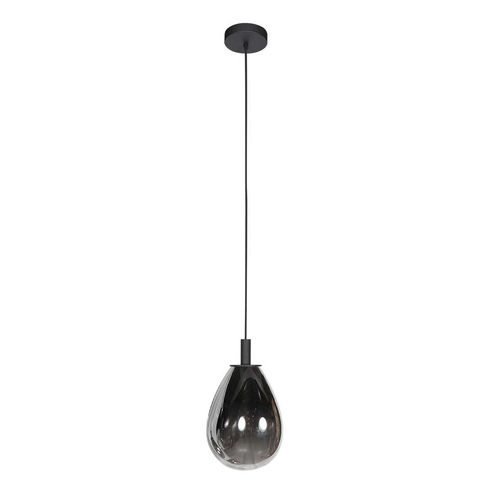 Hanglamp Glimsy 1-lichts zwart Ø 22cm Steinhauer 8712746177978