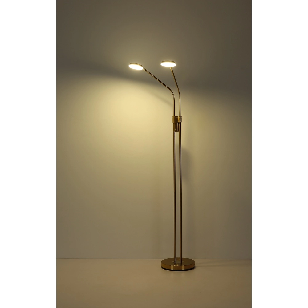 Leeslamp dubbel Silvio goud Globo 9007371589364