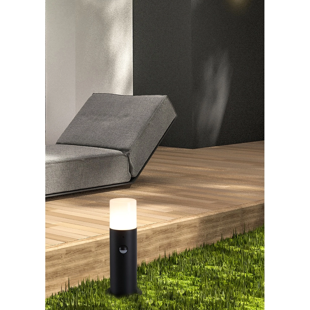 Tuinlamp Colorado 30cm zwart met sensor Searchlight 5053423299129