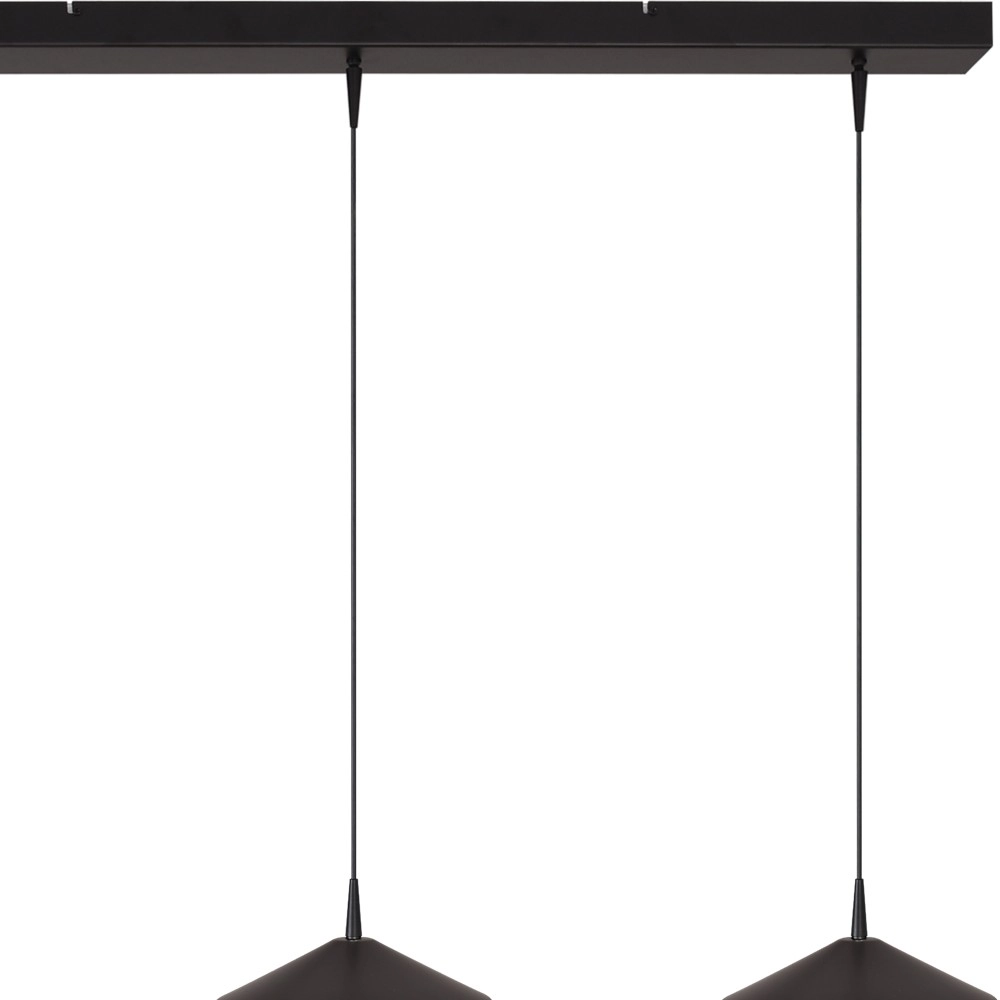 3-lichts hanglamp Ceppo zwart Ø 22cm Masterlight 8718121358468