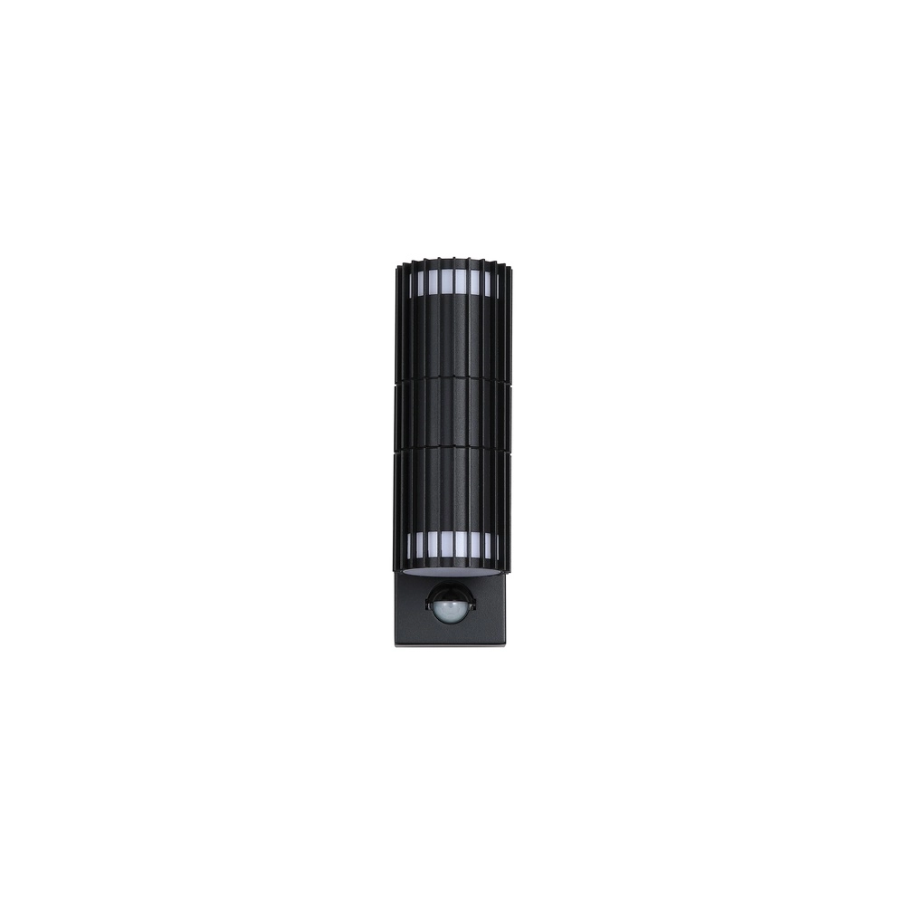 Wandlamp Detroit zwart met sensor Searchlight 5053423300061