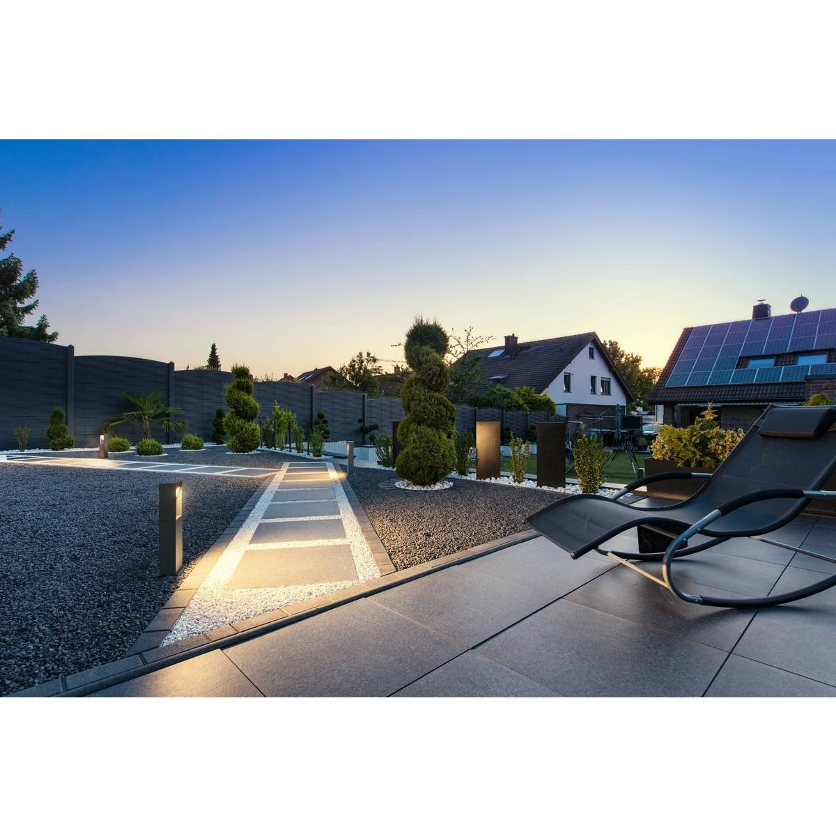 Pad verlichting Eskina 45cm richtbaar antraciet SLV 4024163248990