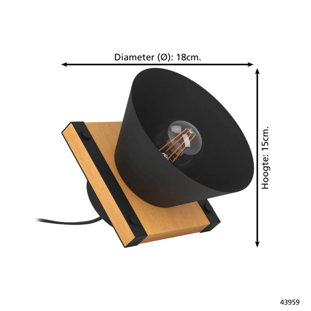 Landelijke tafellamp Maccles Eglo 9002759439590