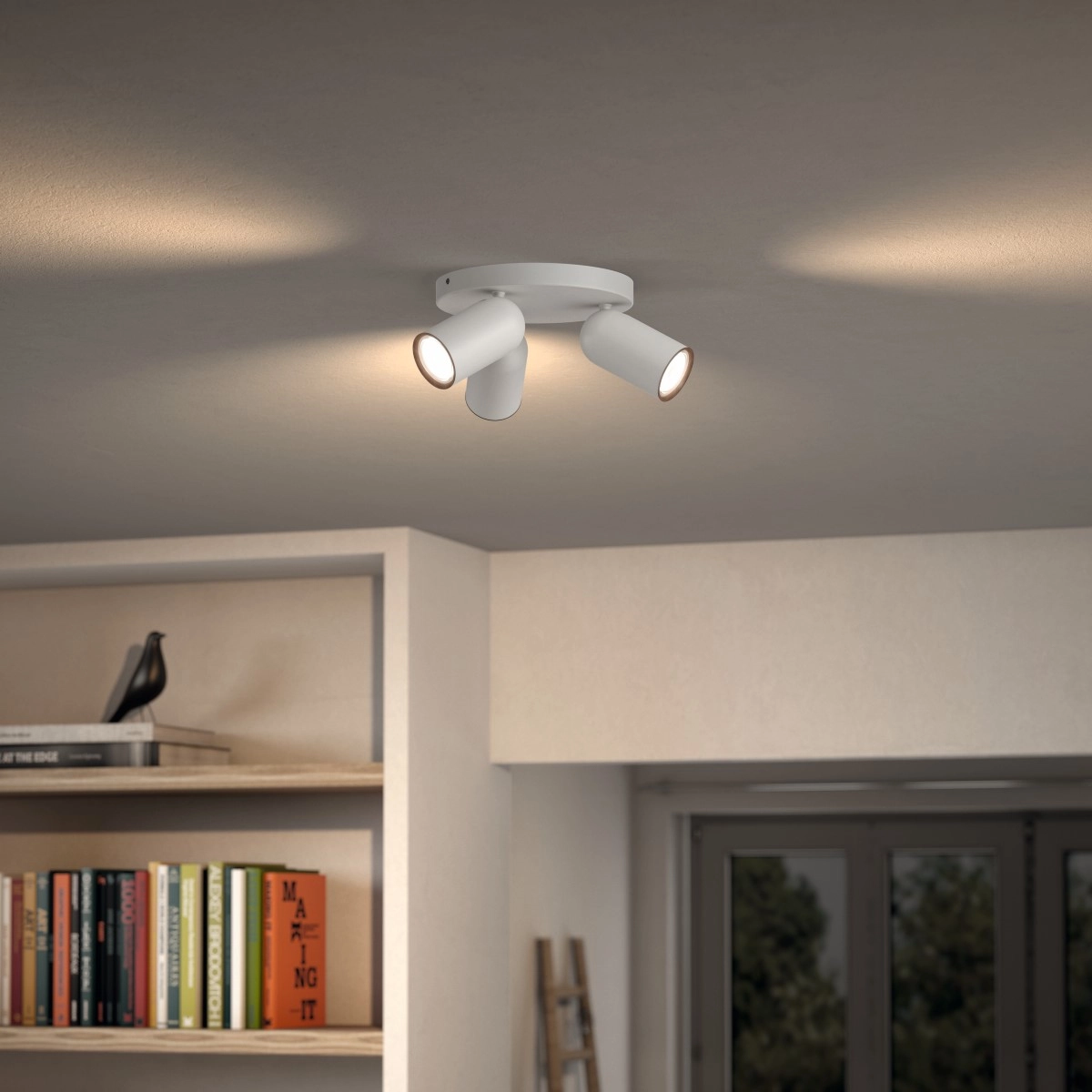 Opbouwspot Pongee 3-lichts wit Philips 8718696164822