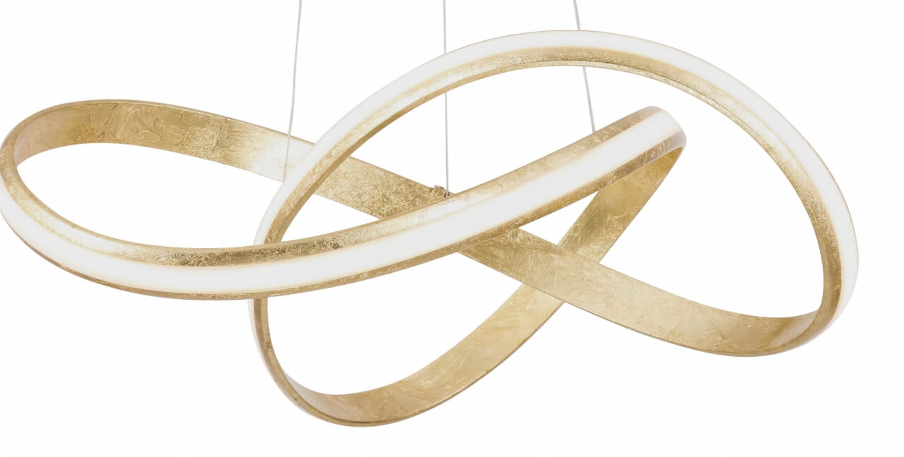 Gouden hanglamp Melinda Ø 60cm Paul Neuhaus 4012248327586