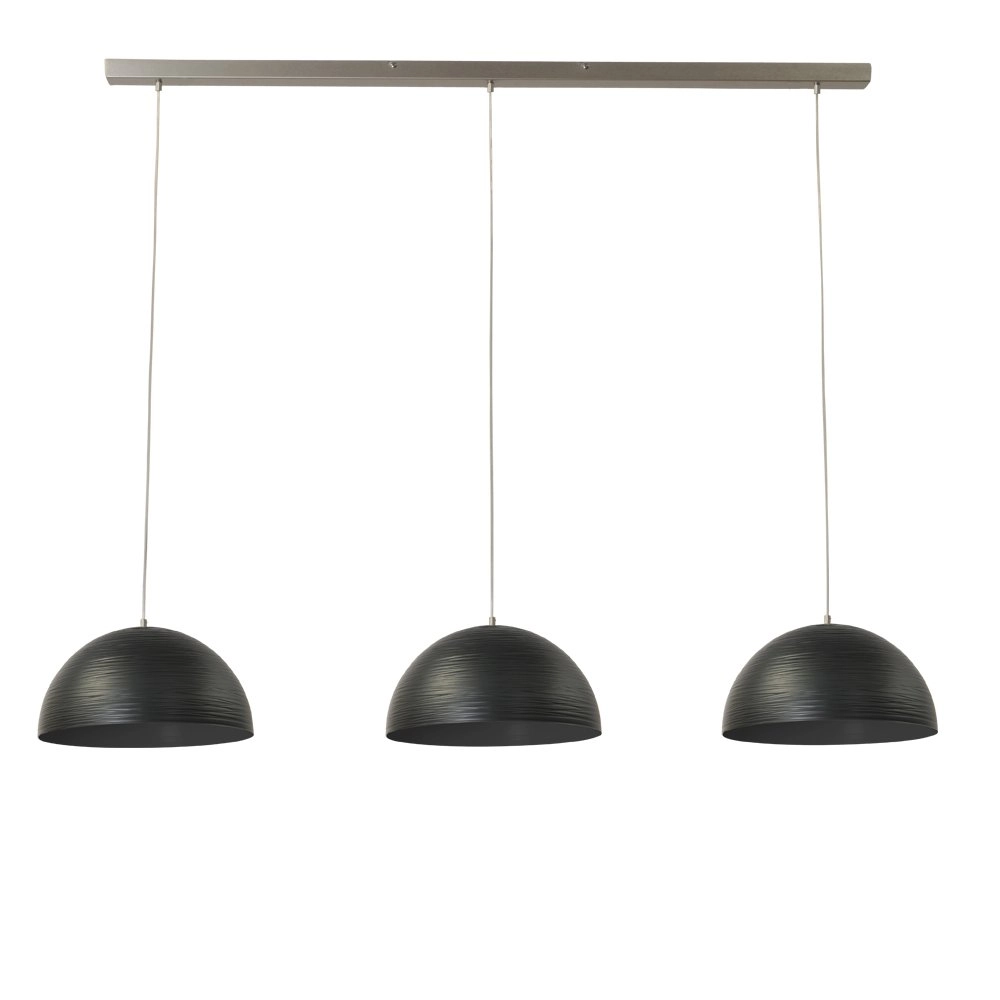 Stoere eetkamerlamp Concepto 3x30 Stoere eetkamerlamp Concepto 3x30