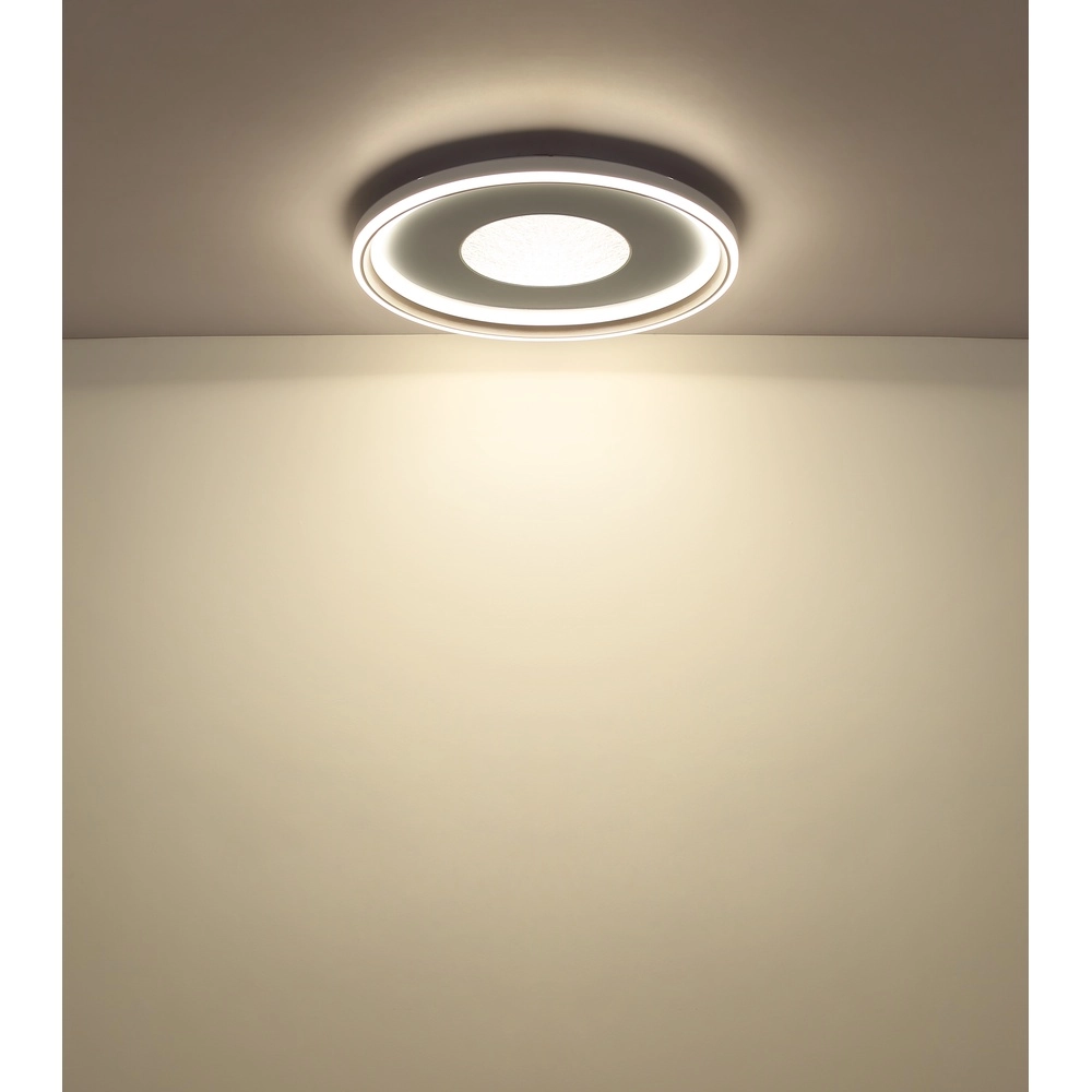 Plafondlamp Eila Ø 59cm wit Globo 9007371572458