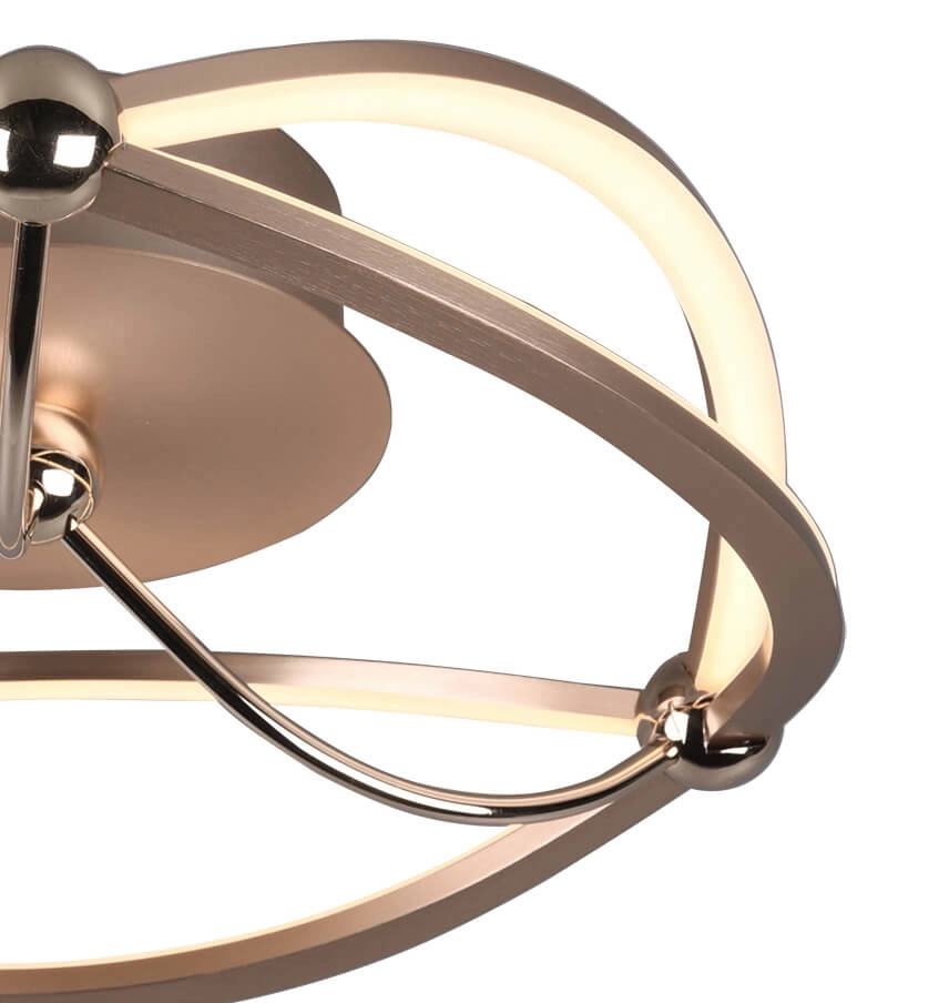 Bronzen plafondlamp Charivari Ø 41cm Trio 4017807461121