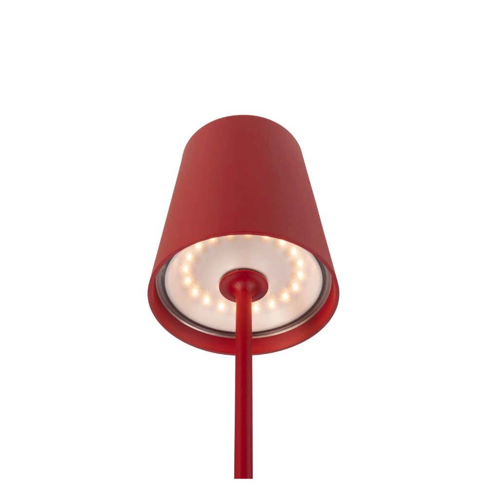 Buiten tafellamp Vinolina Two rood - oplaadbaar SLV 4024163288316