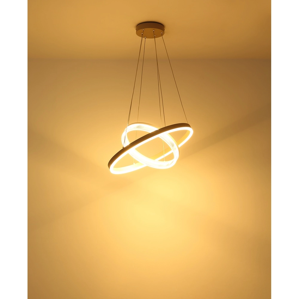 Moderne hanglamp Zara zand bruin Ø 50cm Globo 9007371573073