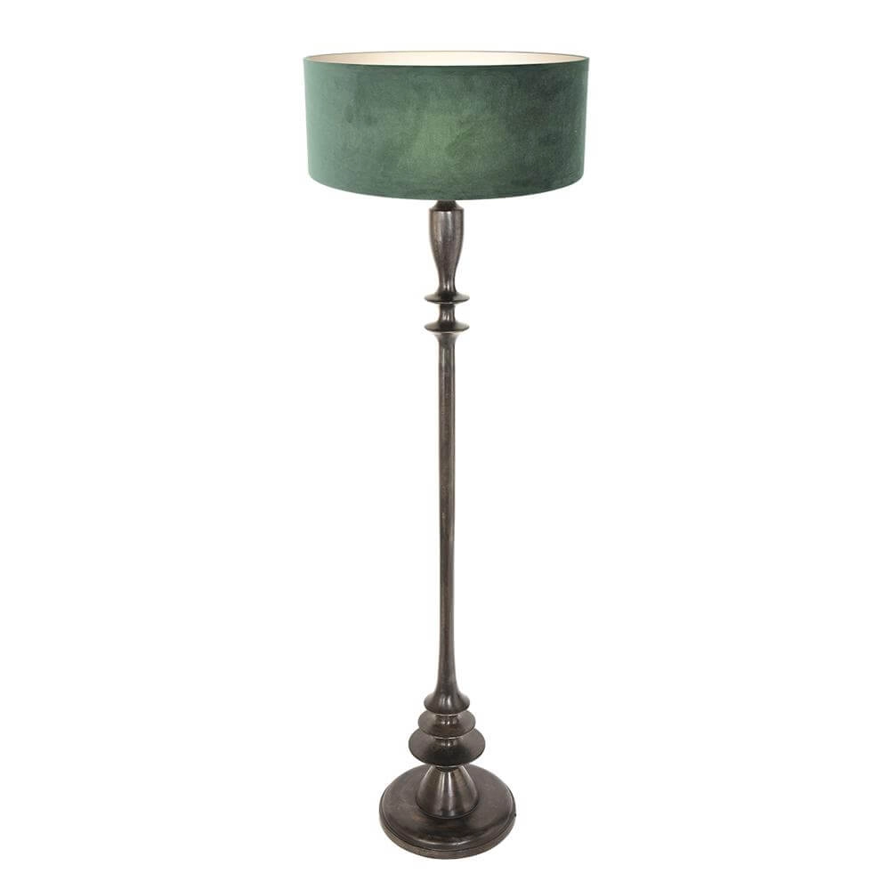 Vloerlamp Bois met groene kap Steinhauer 8712746172799