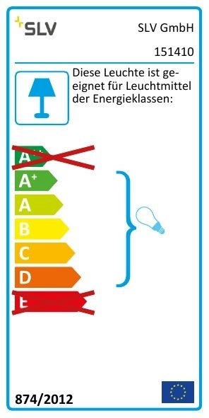 Wandlamp Ossa R7S 300 zwart SLV 4024163142205
