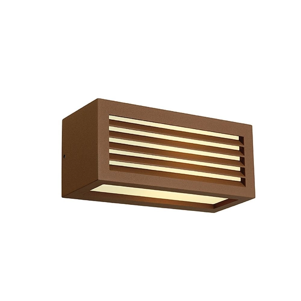 Buitenlamp Box L E27 roestbruin Buitenlamp Box L E27 roestbruin
