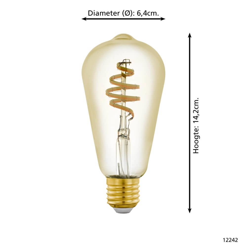 Led lampenbol Zigbee - E27 - 4.9 watt - 2200-6500K - ST64 Eglo 9002759122423