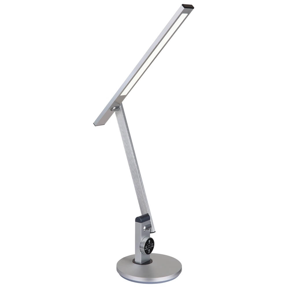 Bureaulamp Solana zilvergrijs Globo 9007371449644