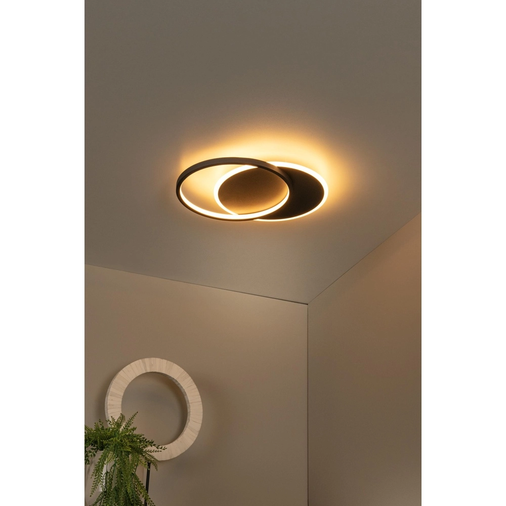 Design plafonniere Axelle zwart 2700K Lucide 5411212441713