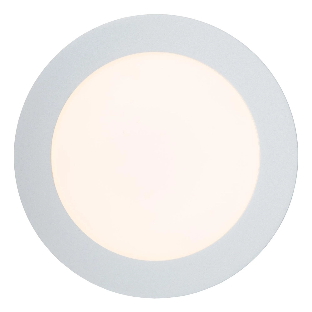 Plafonniere Brice-Led Ø 18cm - IP44 wit Lucide 5411212281296